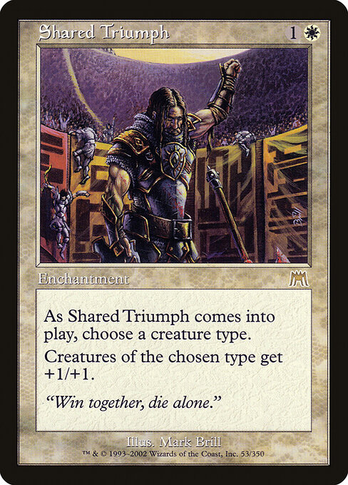Carta Triunfo compartido — Onslaught · ONS · #53