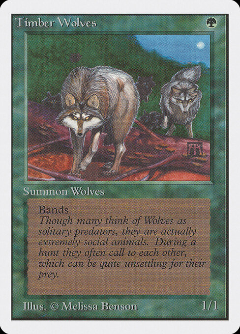 Carta Lobos ferales — Unlimited Edition · 2ED · #220