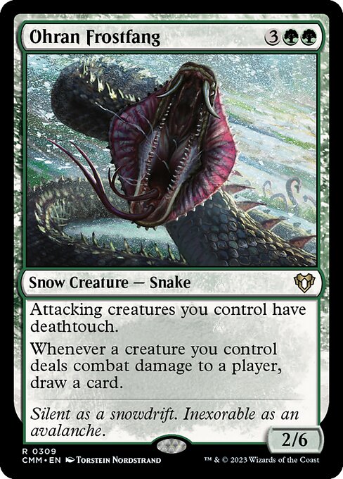 Carta Faucesgélidas de Ohran — Commander Masters · CMM · #309