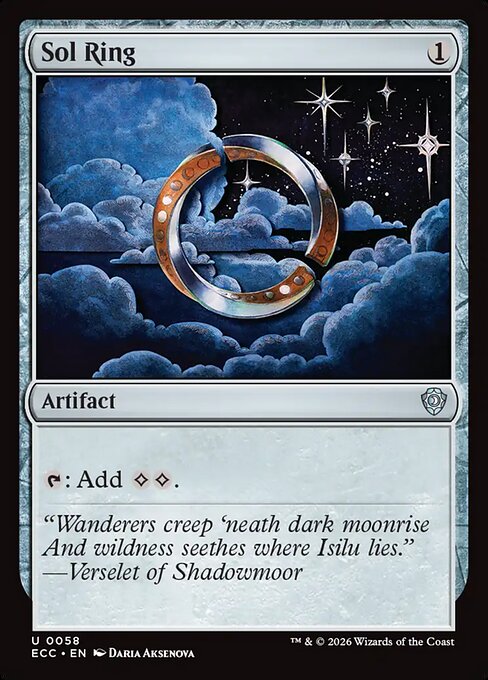 Anillo solar — Lorwyn Eclipsed Commander