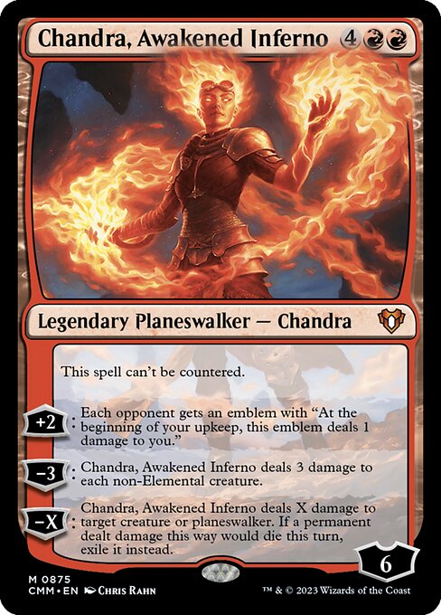 Chandra, el Infierno Despertado — Commander Masters