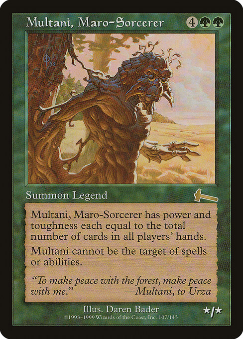 Carta Multani, maro-hechicero (Urza's Legacy)
