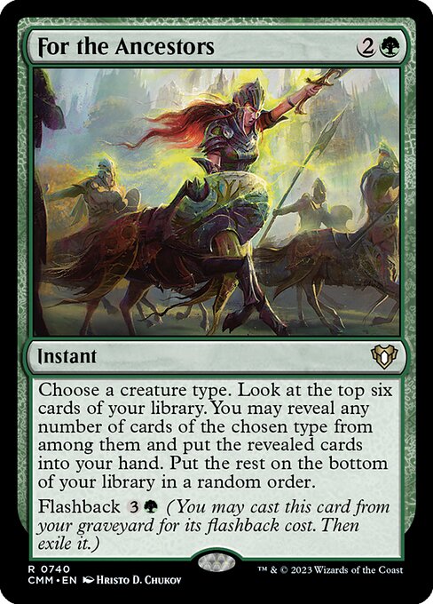 For the Ancestors — Commander Masters