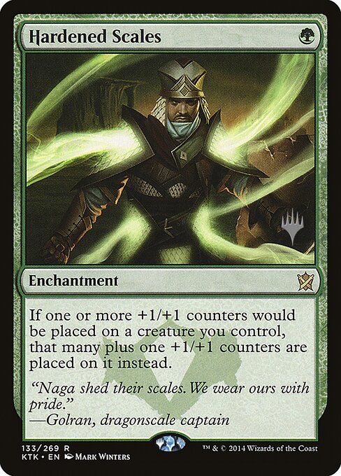 Escamas endurecidas — Khans of Tarkir Promos