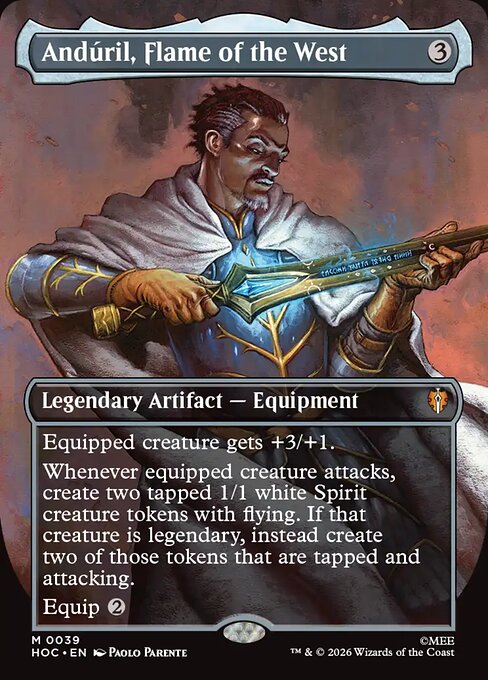 Andúril, Llama del Oeste — The Hobbit Eternal