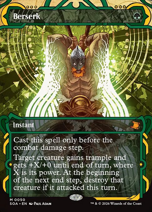 Entrar en berserk — Secrets of Strixhaven Mystical Archive