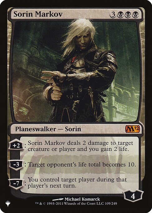 Sorin Markov — The List
