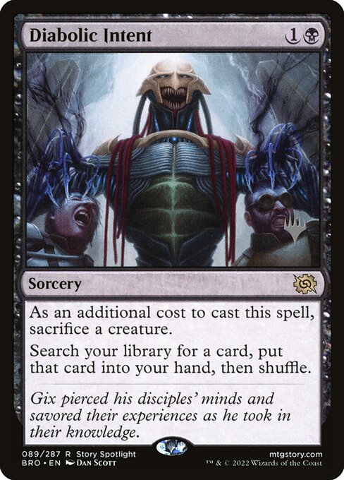 Intención diabólica — The Brothers' War Promos