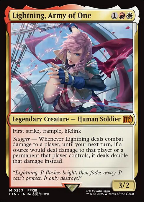 Lightning, Andanada — Final Fantasy