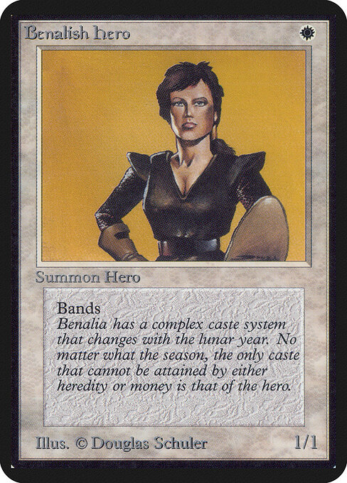 Carta Héroe benalita — Limited Edition Alpha · LEA · #4