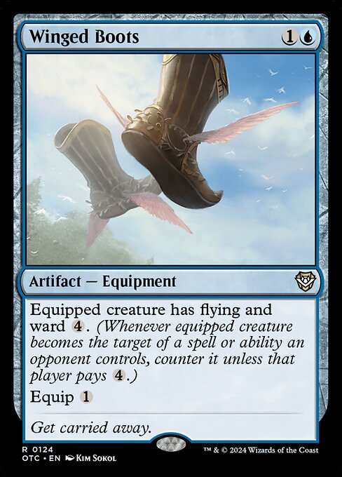 Carta Botas aladas — Outlaws of Thunder Junction Commander · OTC · #124