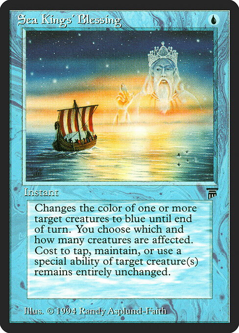 Carta Sea Kings' Blessing — Legends · LEG · #75