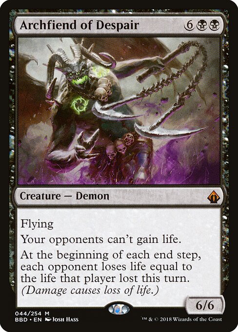 Carta Archidemonio de la desesperación — Battlebond · BBD · #44