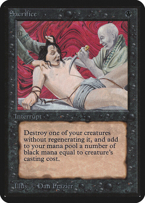 Sacrificar — Limited Edition Alpha