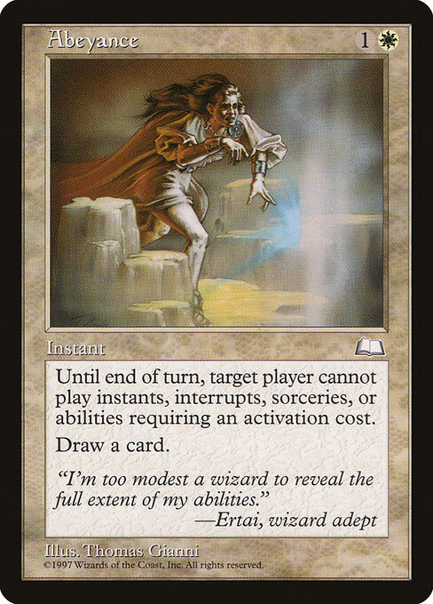Carta Supresión — Weatherlight · WTH · #1