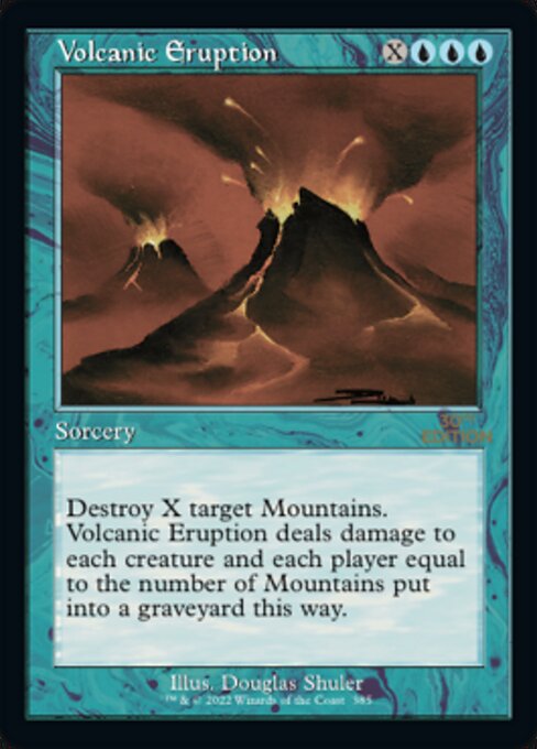 Erupción volcánica — 30th Anniversary Edition
