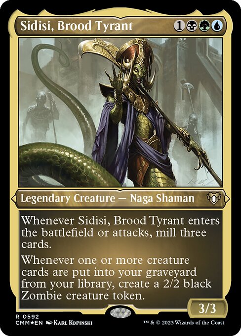 Sidisi, tirana de la progenie — Commander Masters