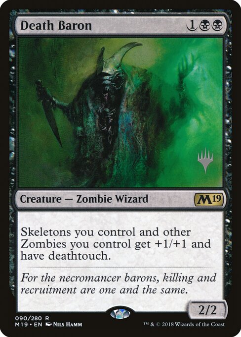 Barón de la muerte — Core Set 2019 Promos