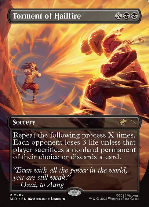 Tormento de diluvio ardiente — Secret Lair Drop