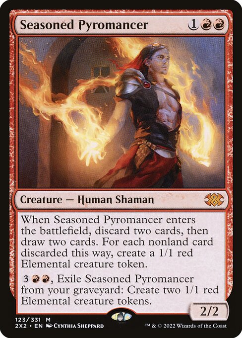 Carta Piromante experimentado — Double Masters 2022 · 2X2 · #123