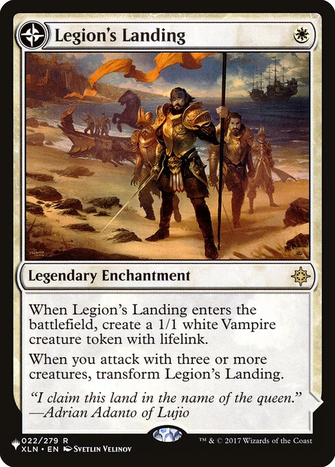 Legion's Landing // Adanto, the First Fort (cara frontal)