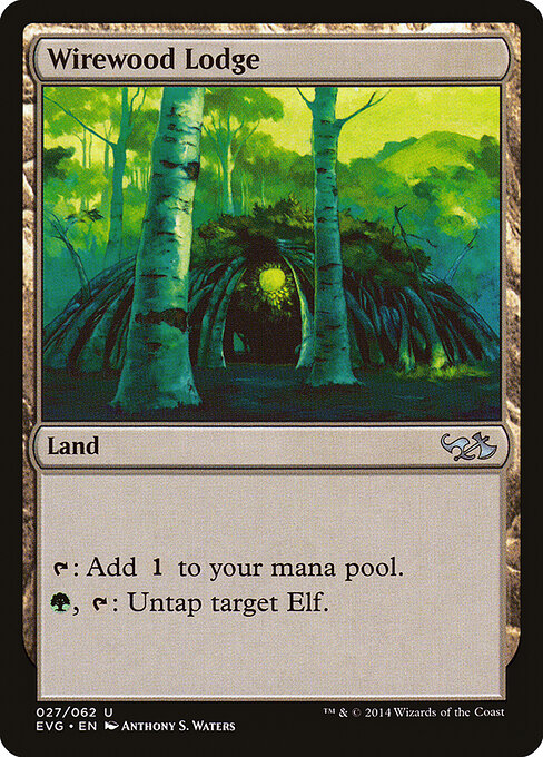 Carta Pabellón de Wirewood — Duel Decks Anthology: Elves vs. Goblins · EVG · #27