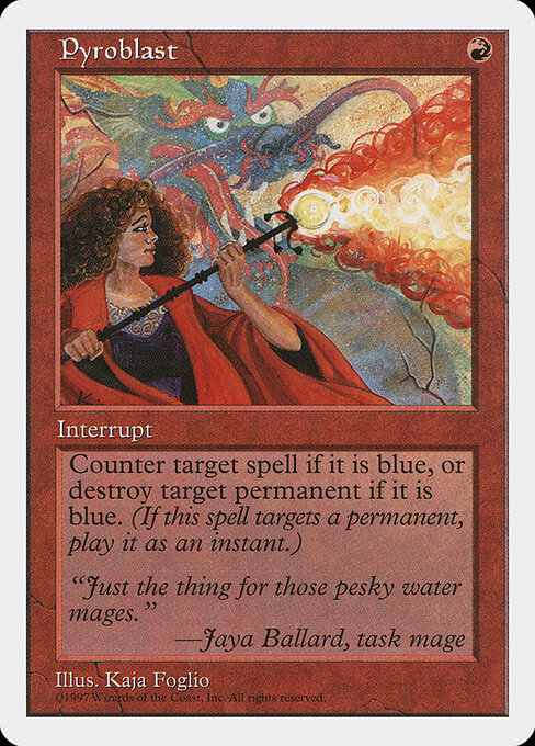 Ráfaga de fuego — Fifth Edition