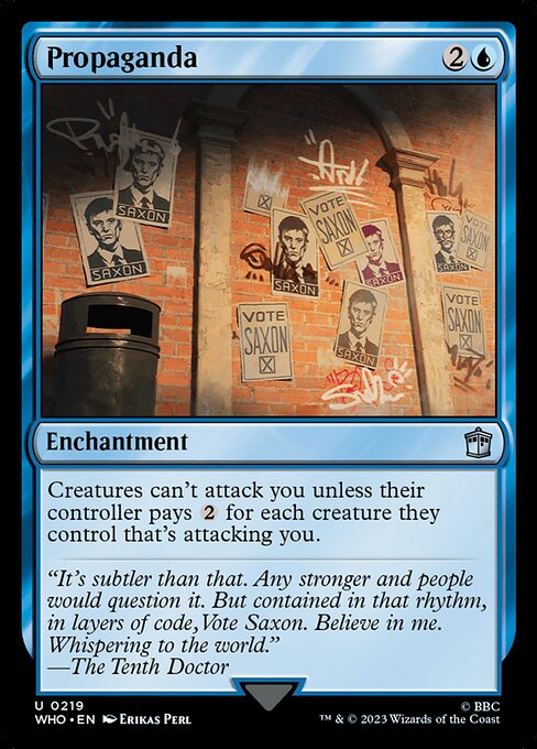 Carta Propaganda — Doctor Who · WHO · #219