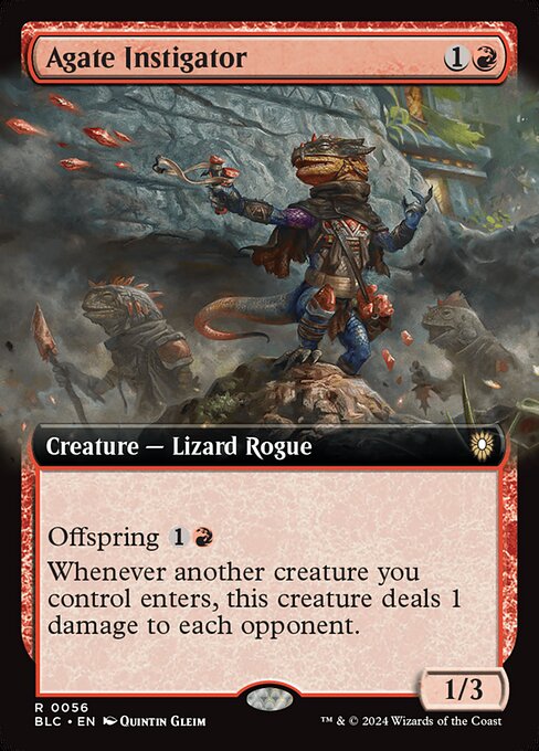 Instigador de ágatas — Bloomburrow Commander