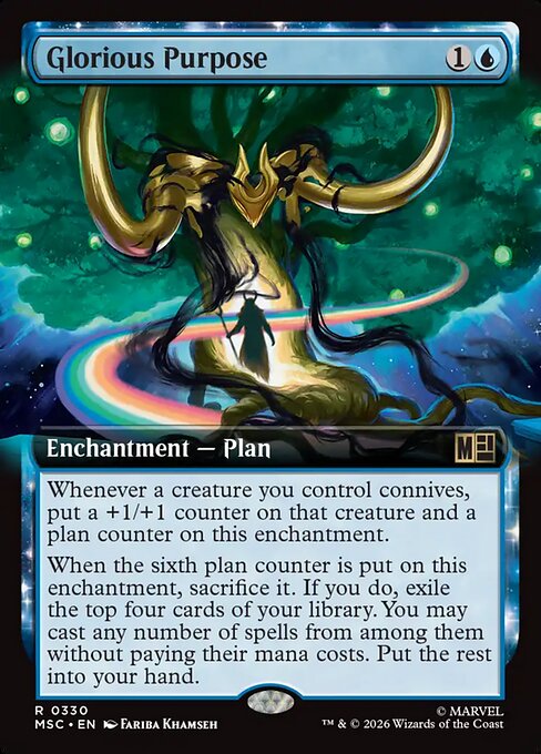Carta Propósito glorioso — Marvel Super Heroes Commander · MSC · #330