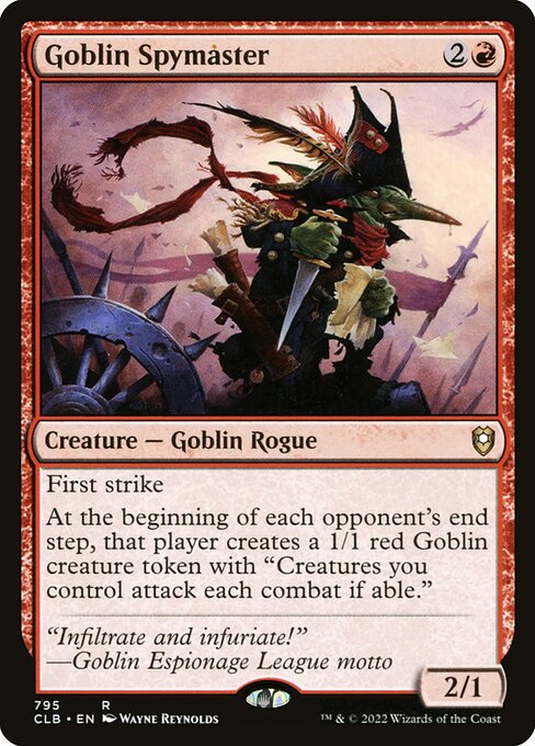 Carta Maestro espía trasgo — Commander Legends: Battle for Baldur's Gate · CLB · #795