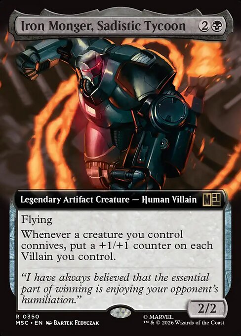 Carta Quincallero, magnate sádico — Marvel Super Heroes Commander · MSC · #350