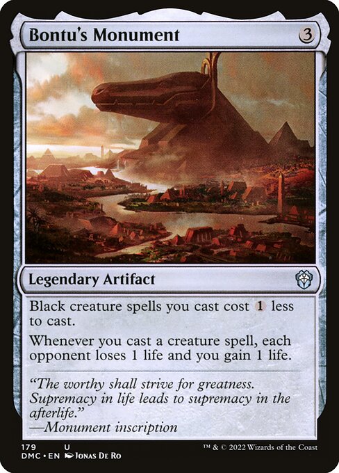 Monumento a Bontu — Dominaria United Commander