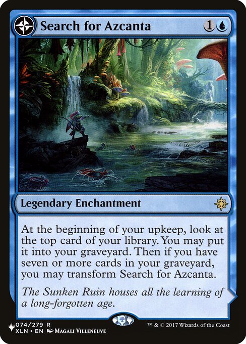 Search for Azcanta // Azcanta, the Sunken Ruin (cara frontal)