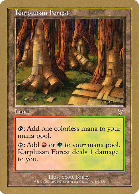 Foresta karplusana — World Championship Decks 2001