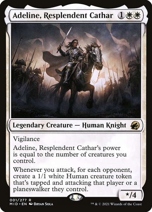 Adeline, cátara fulgurante — Innistrad: Midnight Hunt