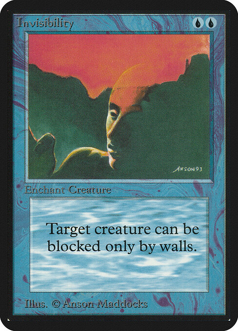 Carta Invisibilidad — Limited Edition Alpha · LEA · #59
