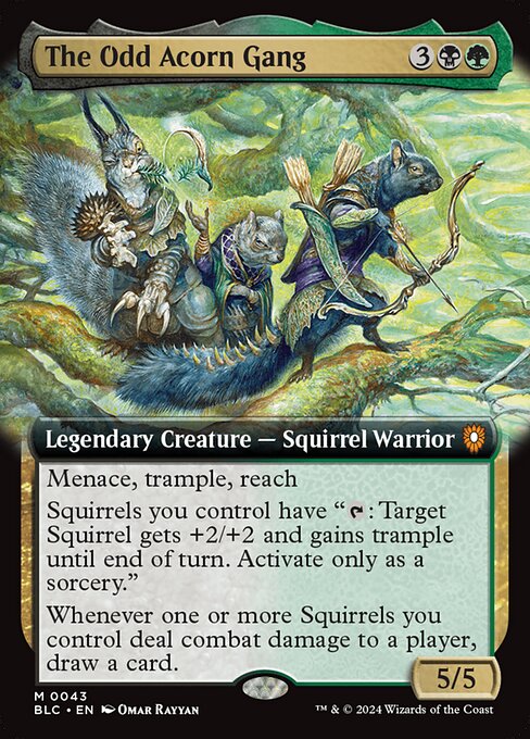 Carta The Odd Acorn Gang — Bloomburrow Commander · BLC · #43