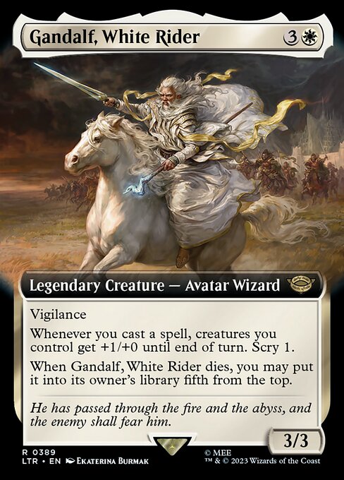 Gandalf, el Caballero Blanco — The Lord of the Rings: Tales of Middle-earth