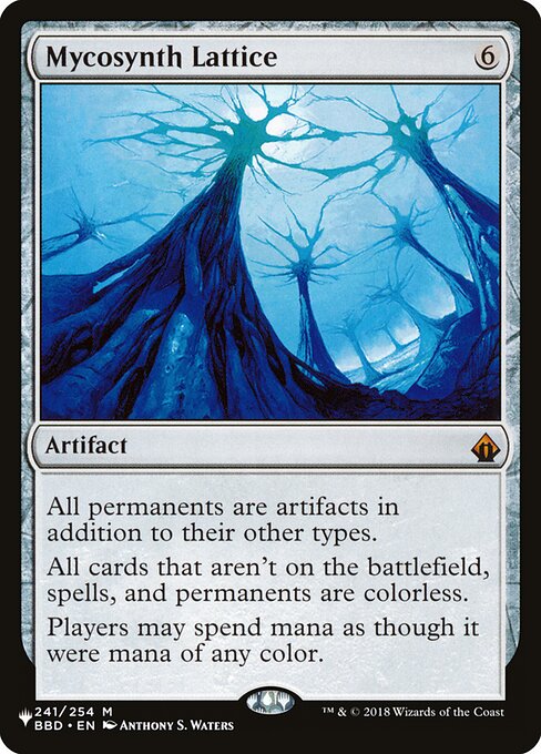 Carta Red de micosintético — The List · PLST · #BBD-241