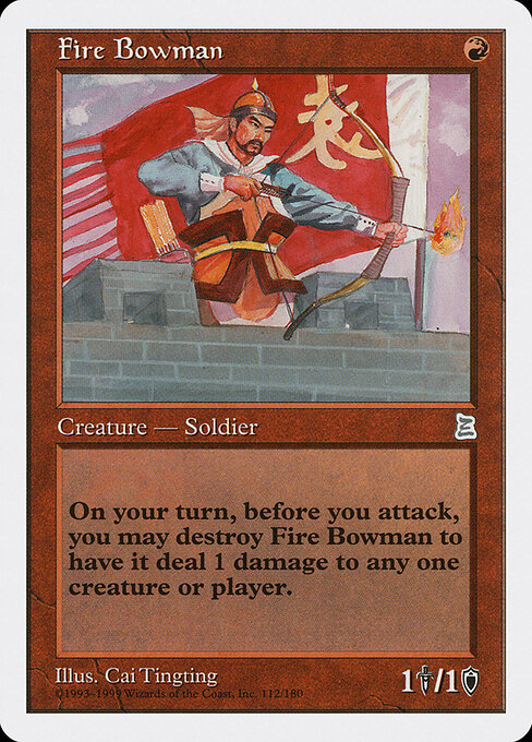 Carta Fire Bowman — Portal Three Kingdoms · PTK · #112