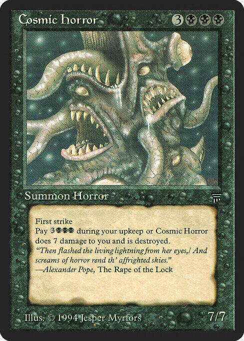 Carta Horror cósmico — Legends · LEG · #92