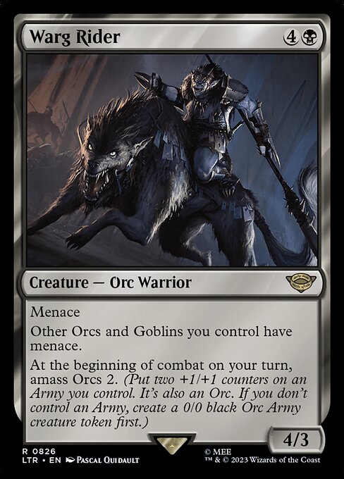 Warg Rider — The Lord of the Rings: Tales of Middle-earth