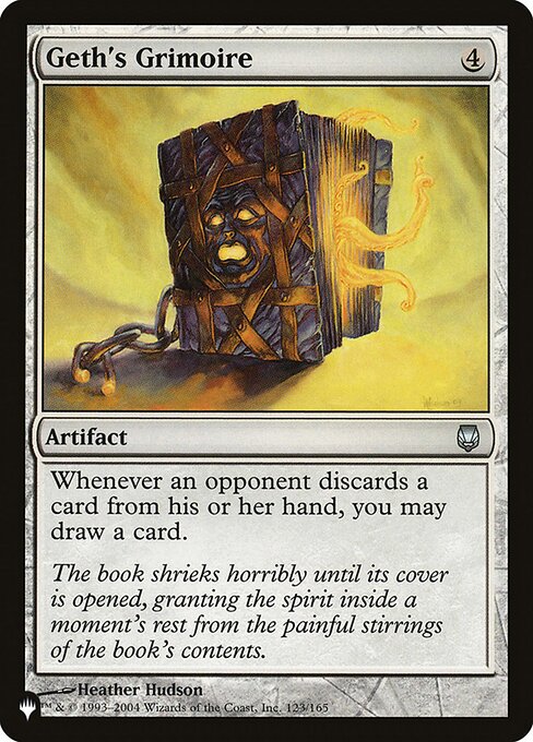 Carta Grimorio de Geth — The List · PLST · #DST-123