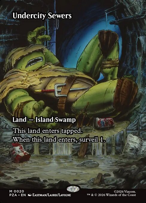 Carta Cloacas de la Subciudad — Teenage Mutant Ninja Turtles Source Material · PZA · #20