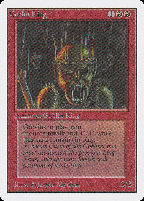 Carta Rey trasgo — Unlimited Edition · 2ED · #155
