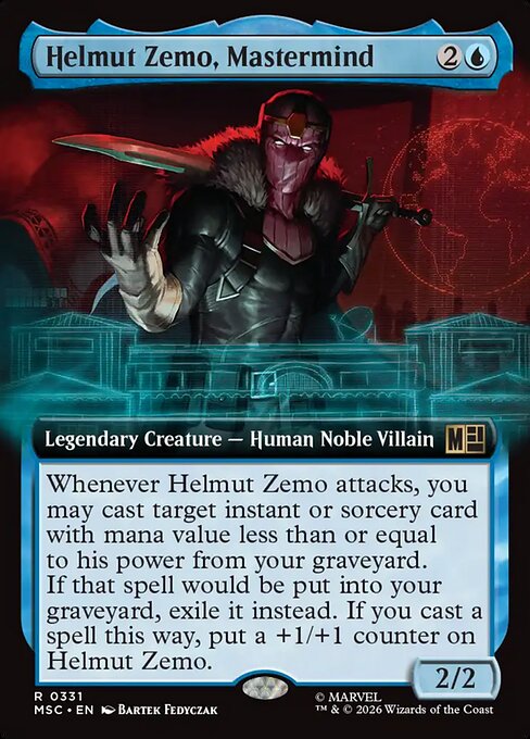 Carta Helmut Zemo, mente maestra — Marvel Super Heroes Commander · MSC · #331