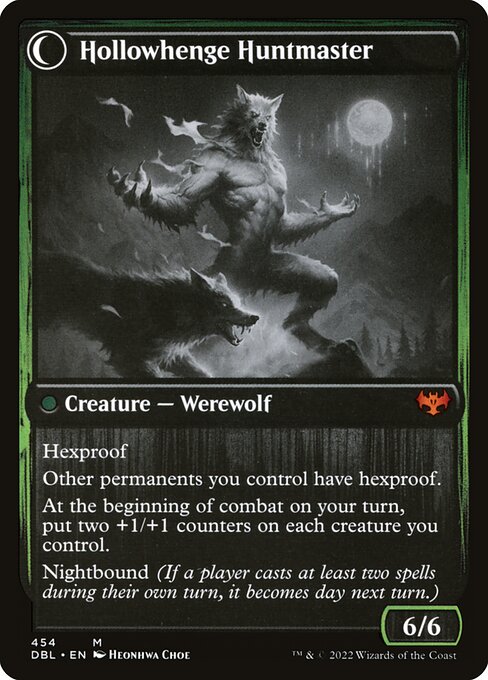Avabruck Caretaker // Hollowhenge Huntmaster (cara trasera)