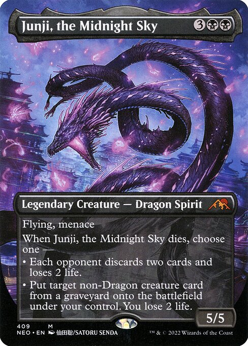 Junji, el Cielo de Medianoche — Kamigawa: Neon Dynasty