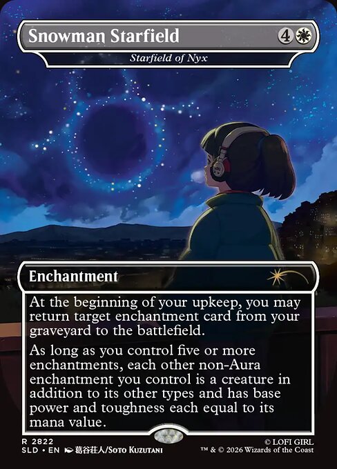 Carta Cielo estrellado de Nyx — Secret Lair Drop · SLD · #2822